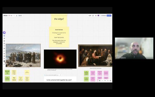 Screenshot from an Online Group Session, IDEA 2025/26