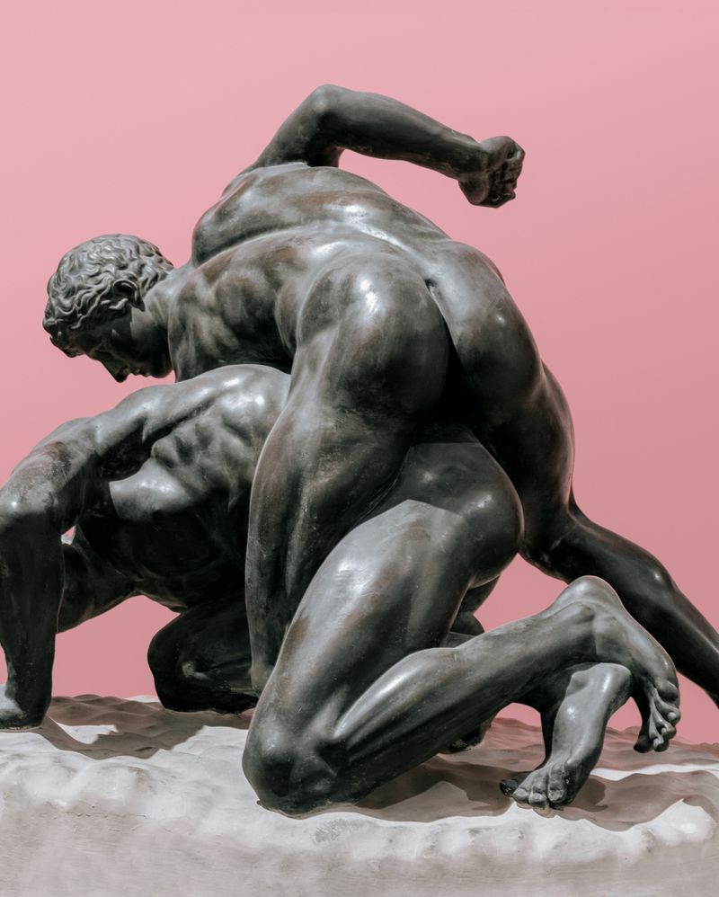 © Oliver Lantos - Wrestlers
