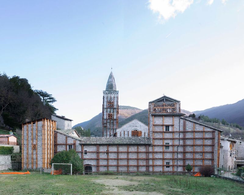 © Flavia Rossi - Collegiate church of S. Maria, Chiesa di Sant'Agostino, Visso. 2019