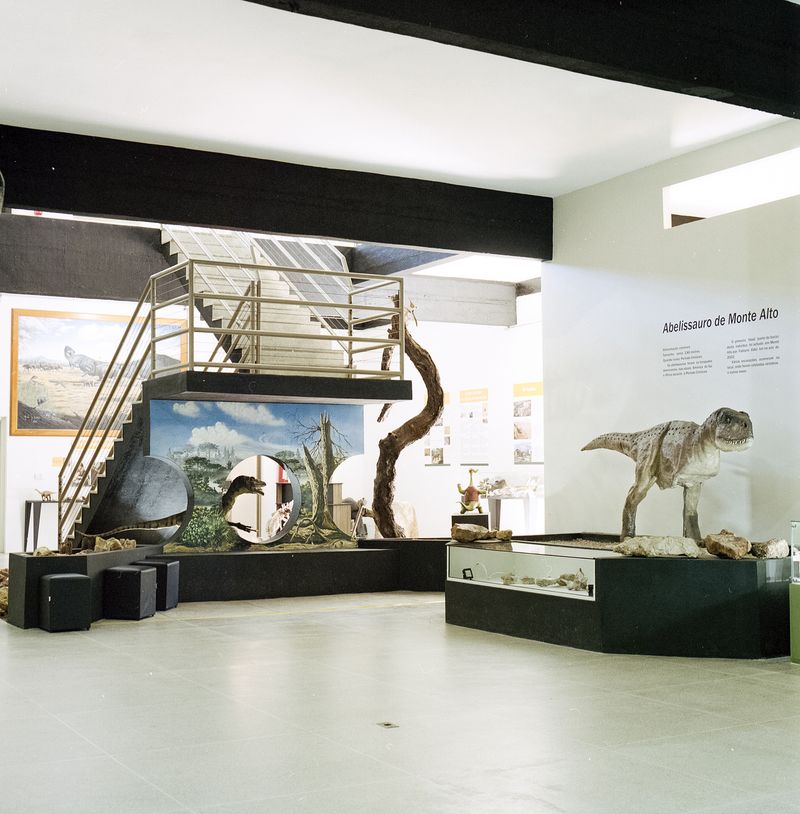© Paula Pedrosa - Replicas of dinosaurs that used to live in Monte Alto, Brazil, on show at the Paleontology Museum.