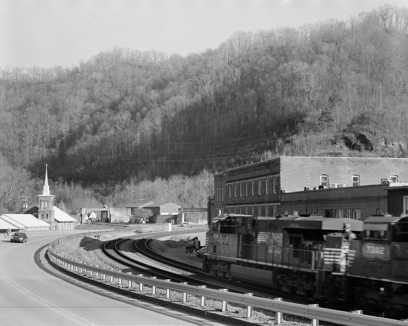 © Ian Byers-Gamber - Matewan, WV from the site of the original railroad depot, 2024