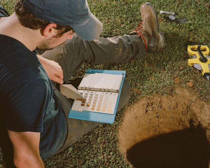 © Ian Byers-Gamber - Ethan with Munsell Soil Color Chart, 2024