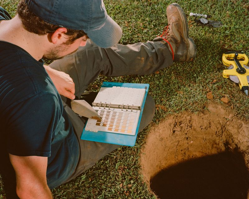 © Ian Byers-Gamber - Ethan with Munsell Soil Color Chart, 2024