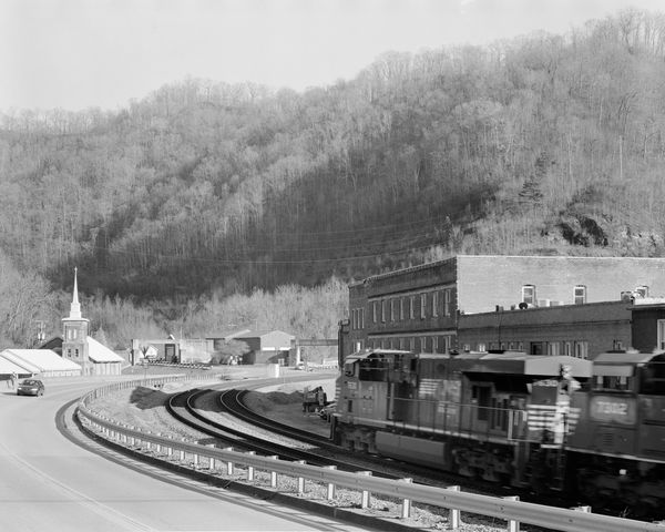 © Ian Byers-Gamber - Matewan, WV from the site of the original railroad depot, 2024