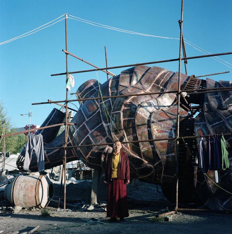 © Hao Wu - Image from the Gesar - From heroic land to tibetan odyssey of modernization photography project