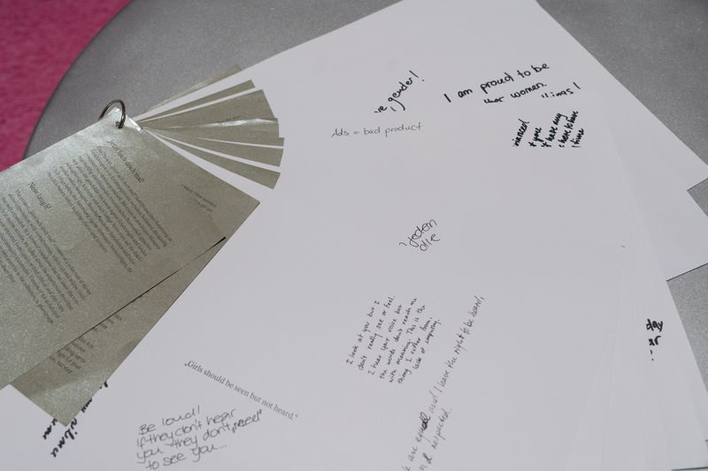 © Jana Kießer - Image from the Now laugh! – a participatory installation on sexism photography project