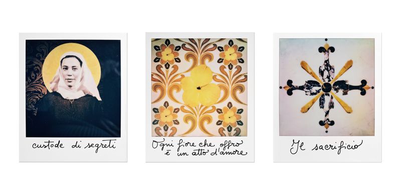 © Nicoletta Cerasomma - Santa Zita is celebrated in this triptych as a model of grace, a life both simple and extraordinary.