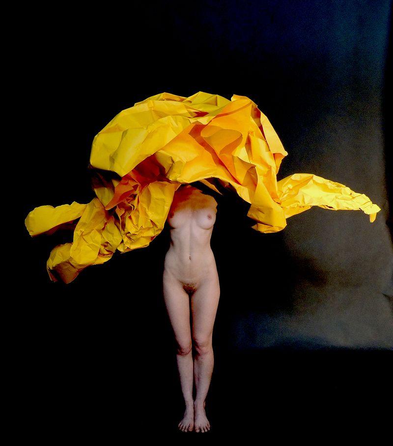 © Frederic Crist - Image from the Yellow and Red Paper Performances photography project