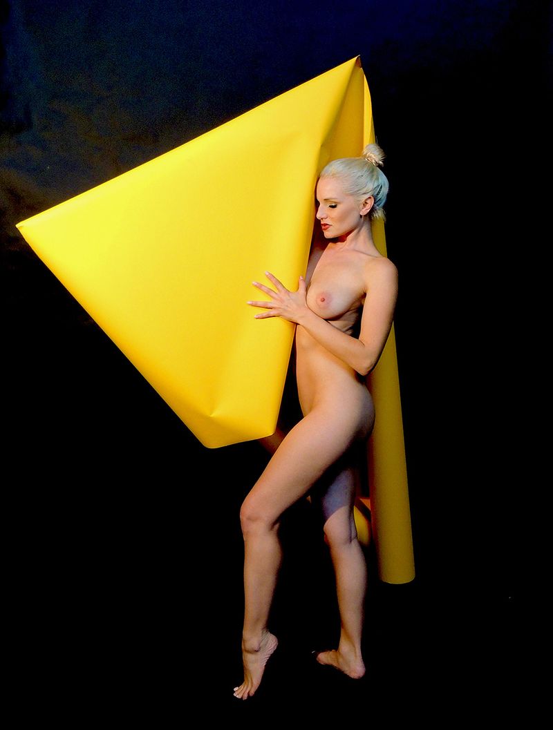 © Frederic Crist - Image from the Yellow and Red Paper Performances photography project