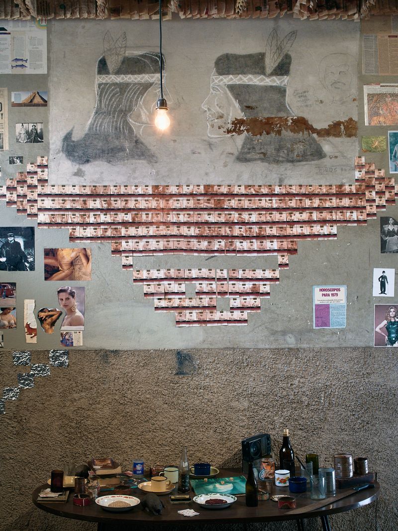 © Joel Jimenez - Recreated prison cell featuring an original mural painted by inmates, salvaged from the walls of the former prison.