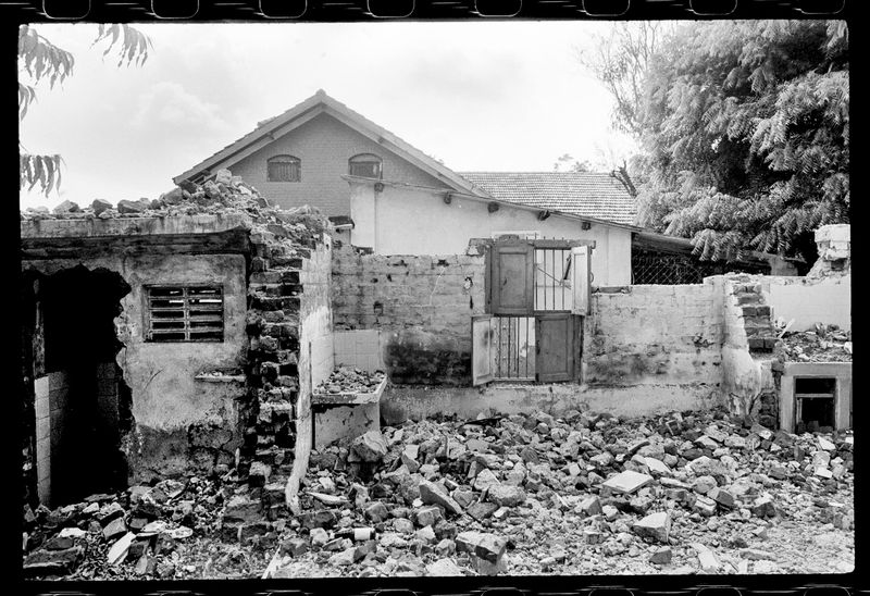 © Anuj Ambalal - Demolished house by the old ashram kitchen