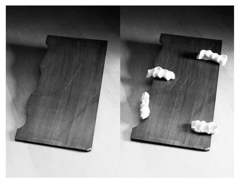 © tianyu wang - Traces left by knocking on the door