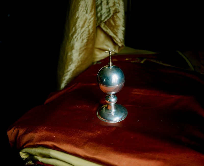 © Marta Berens - Original liturgical vessel used byohan Ulrich von Schwerin and Barbara in 17th century.