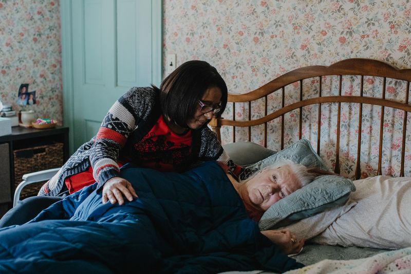 © Hannah Latham - Miriam Checking on Gram and her Tremors