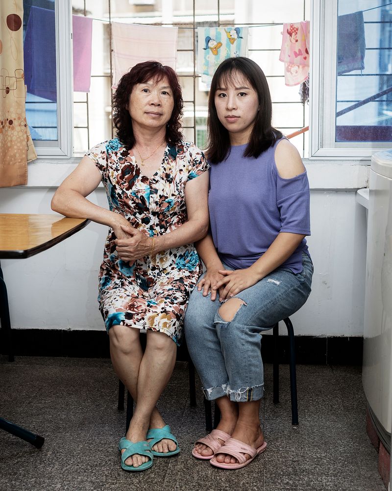 © Tara Fallaux - Mother and daughter in law living in the same house.