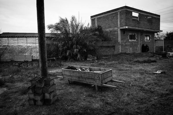 © Khashayar Sharifaee - Some days after the surgery the grandfather passed away. A view of my grandfather coffin after his funeral.