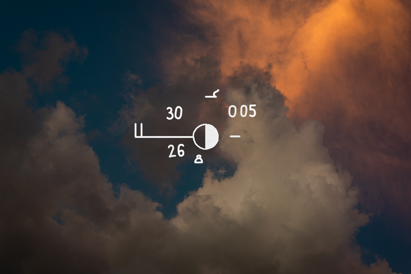© Alisha Vasudev - Composition of the sky above 19°4'33"N 72°52'38"E at 19:27 on 26.06.2021