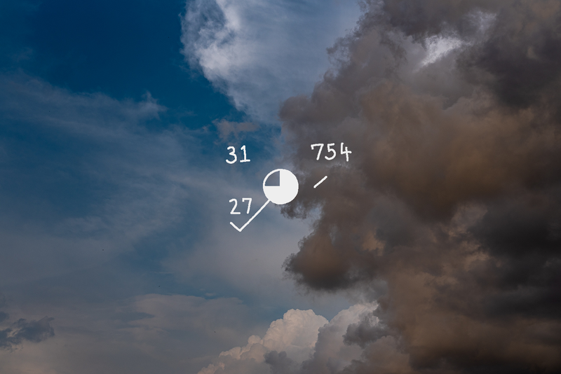 © Alisha Vasudev - Composition of the sky above 19°4'33"N 72°52'38"E at 18:34 on 04.06.2021