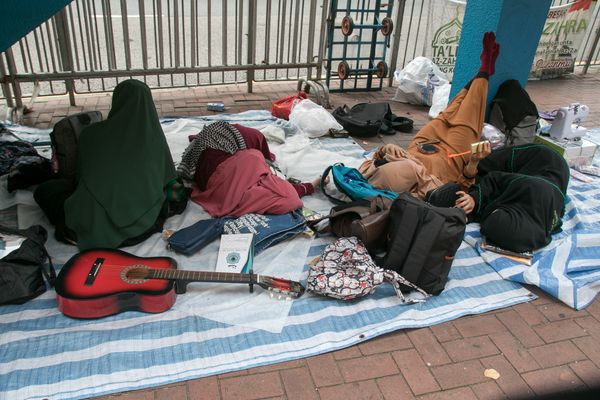 © alexandra buxbaum - Image from the Migrant Workers Protest photography project