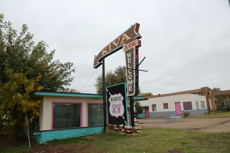 © alexandra buxbaum - Kiva RV Park along Historic Route 66, Tucumcari, New Mexico