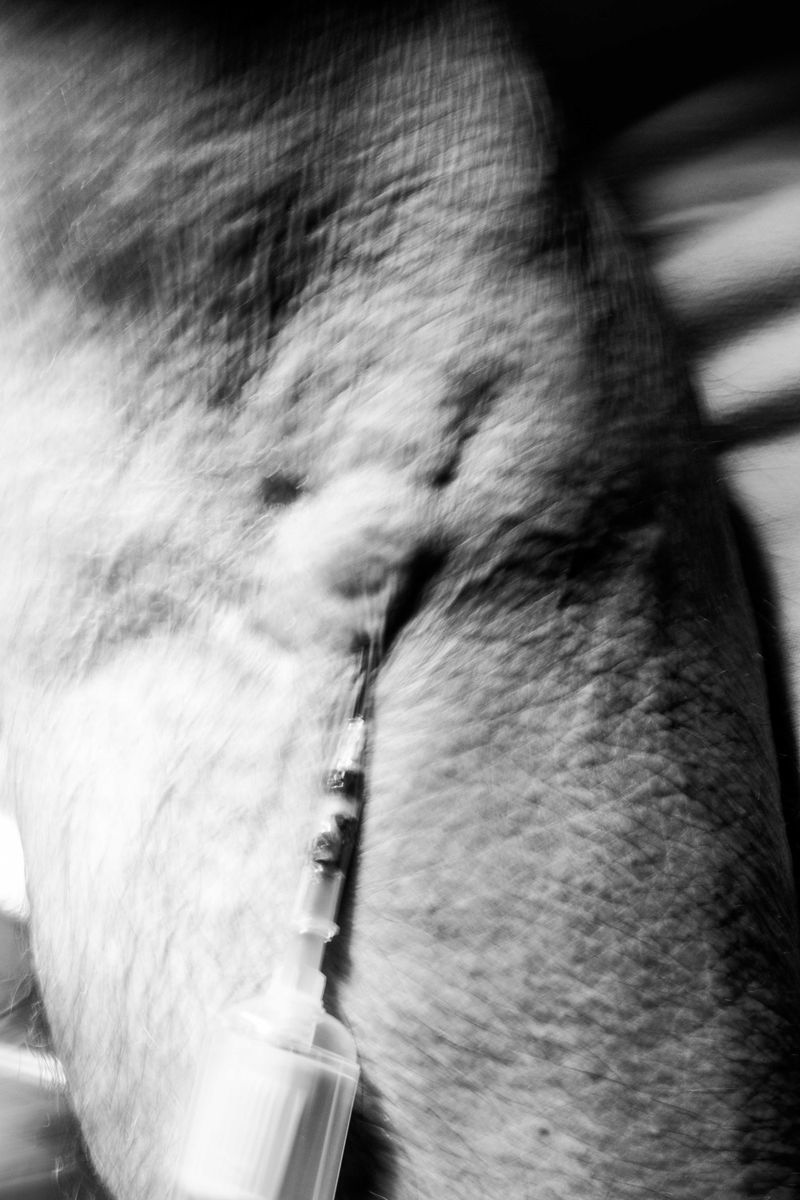 © Susanna De Pascalis - Image from the BURN. HO BISOGNO DI METTERMI IN  PACE. photography project