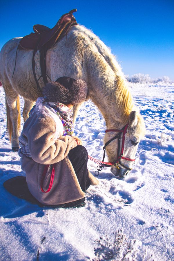 © Cezar - Image from the White Horse, Winter Child photography project