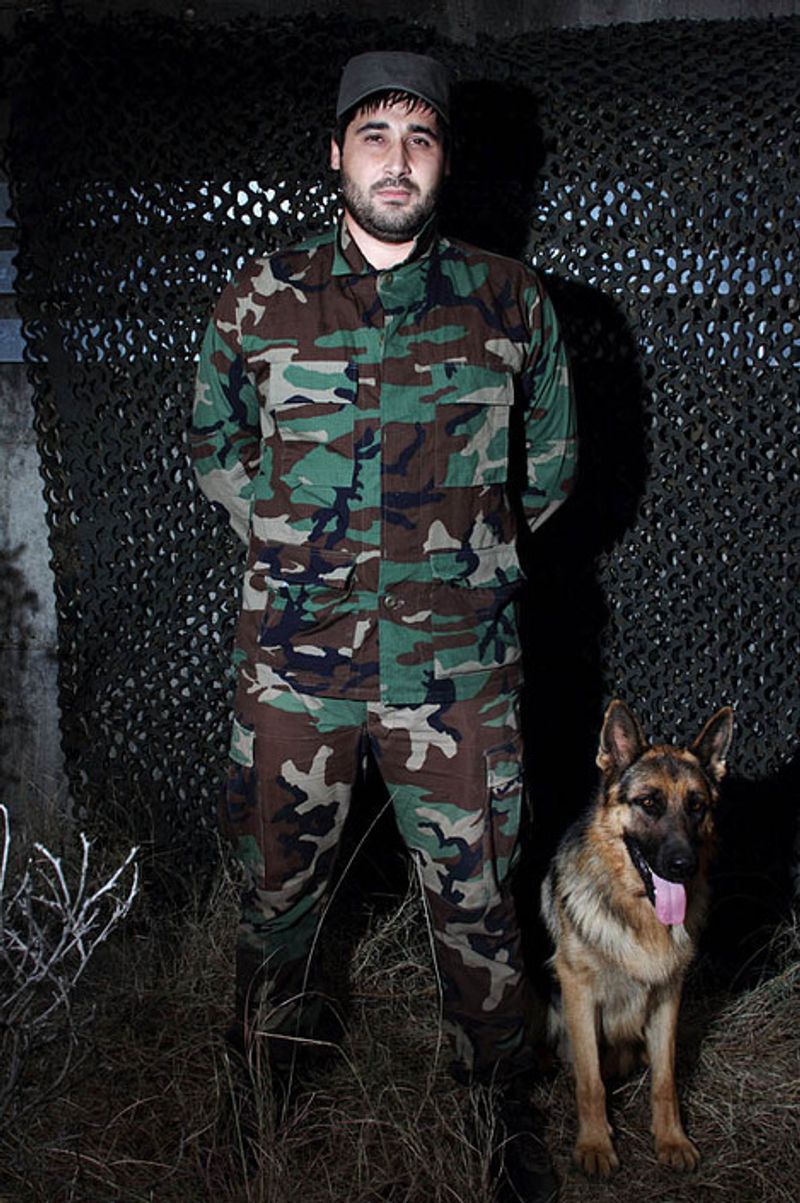 © Yuri Ivashchenko - Cynologist Nasrudin with his dog Symon