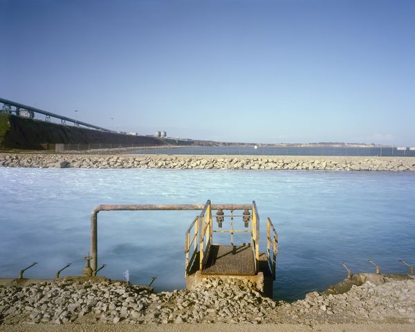 © Pietro Viti - The cooling water spilled from the power plant to the Adriatic sea. Cerano, Brindisi, 2015.
