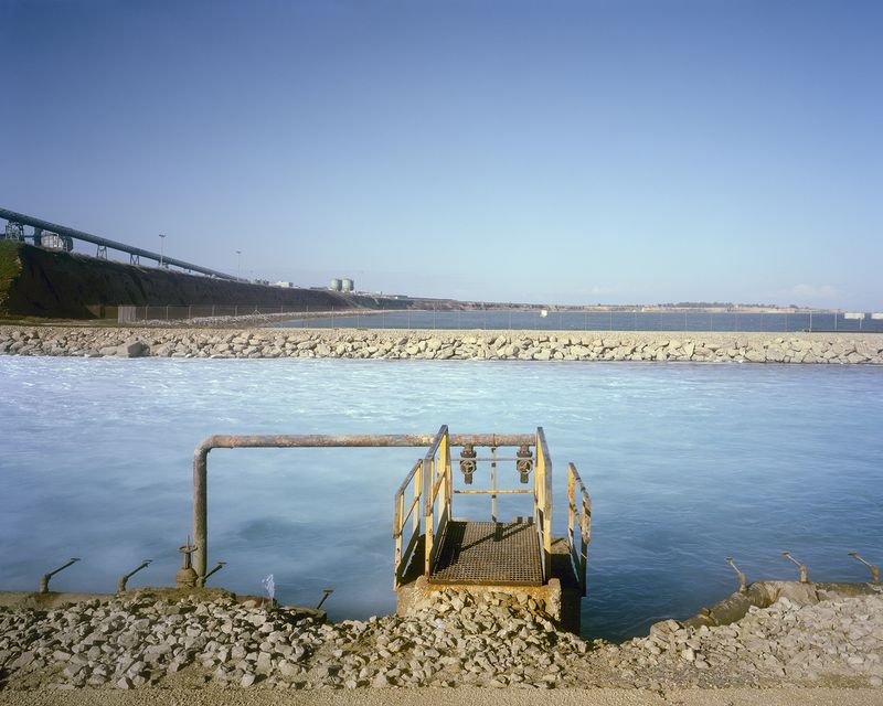 © Pietro Viti - The cooling water spilled from the power plant to the Adriatic sea. Cerano, Brindisi, 2015.