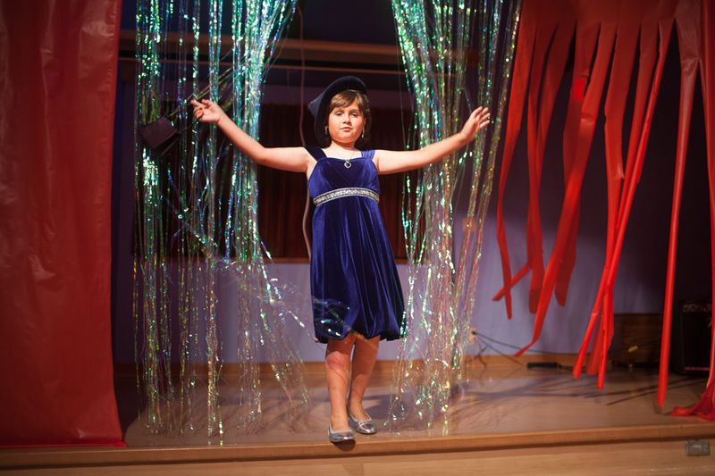 © Lindsay Morris - Nicole's first time taking the stage for the fashion show at Camp I Am (2013).