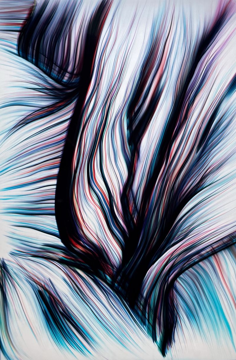 © Zsuzsa Holló - Shifting, 2025 Cameraless, luminogram on analog color photographic paperZsuzsa Holló