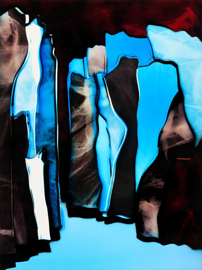 © Zsuzsa Holló - Shifting, 2023 Cameraless, luminogram on analog color photographic paperZsuzsa Holló