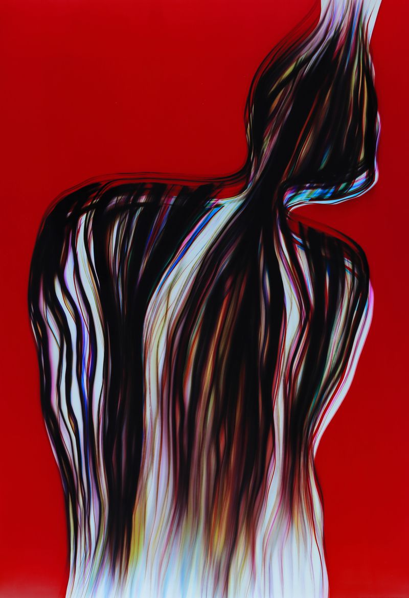 © Zsuzsa Holló - Shifting, 2025 Cameraless, luminogram on analog color photographic paperZsuzsa Holló