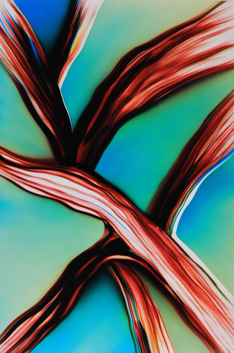 © Zsuzsa Holló - Shifting, 2025 Cameraless, luminogram on analog color photographic paperZsuzsa Holló