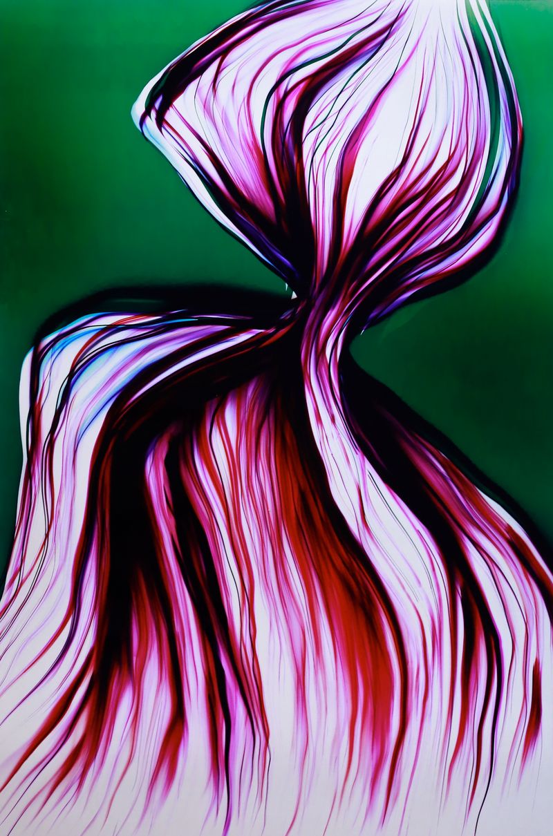 © Zsuzsa Holló - Shifting, 2025 Cameraless, luminogram on analog color photographic paperZsuzsa Holló