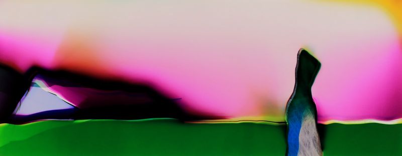 © Zsuzsa Holló - Shifting, 2023 Cameraless, luminogram on analog color photographic paperZsuzsa Holló