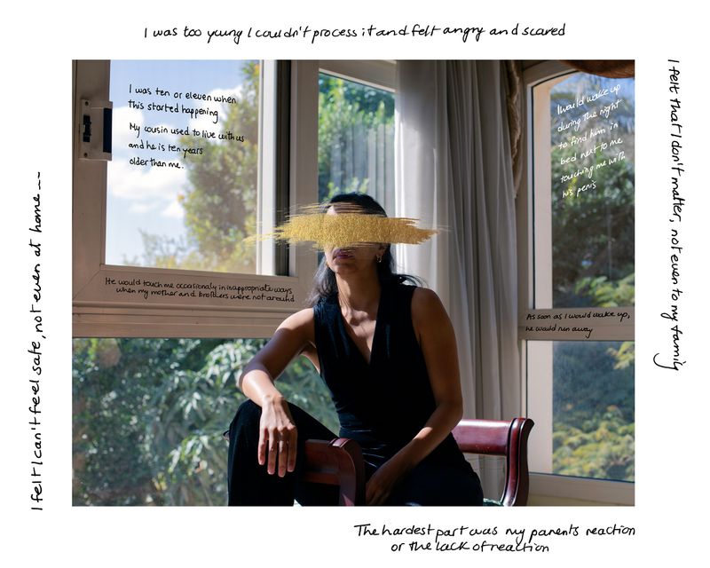 © Lina Geoushy - Image from the Shame Less: A Protest Against Sexual Violence photography project