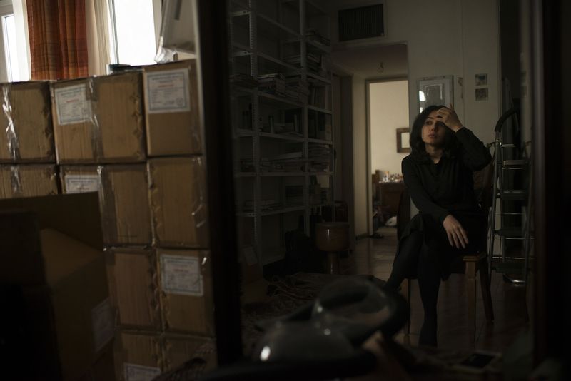 © Marjan Yazdi - Marjan, 30, art historian. She has got a student visa to leave for Paris after years of waiting.