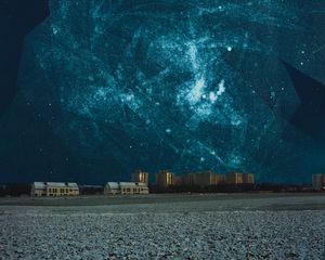 The blue of the far distance