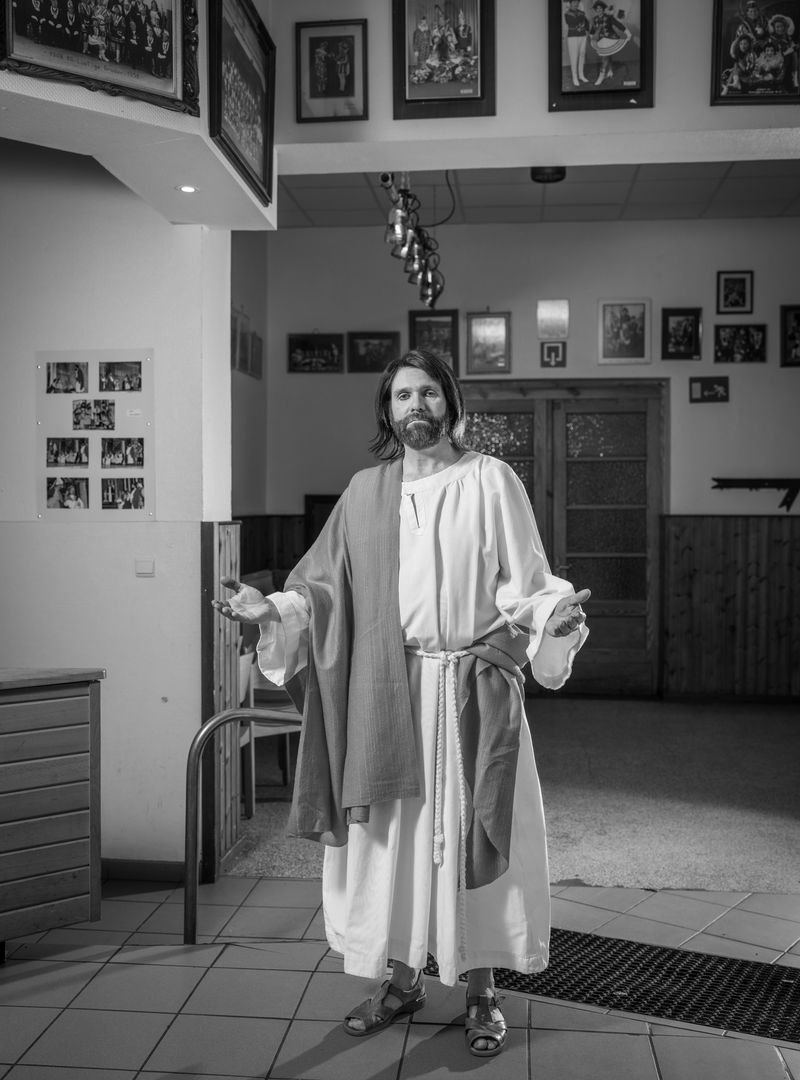 © Matthias Jung - Jesus actor in the Kelmis Passion Play