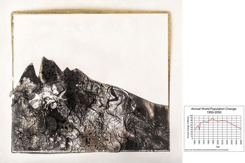 © Roberto Fernández Ibáñez - 6 - PROPHETIC LANDSCAPES - Annual World Population Change 1950-2050