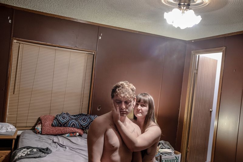 © Jordan Gale - Christian & Taylor in bed.