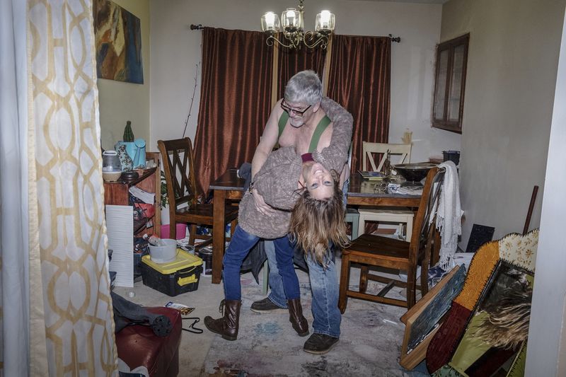 © Jordan Gale - Randy and Melissa dancing in the dining room.