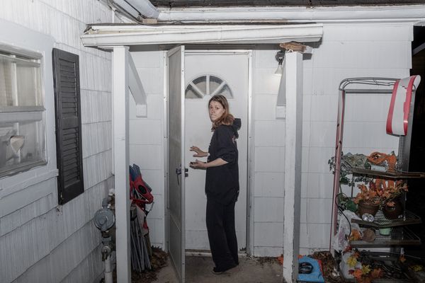 © Jordan Gale - Bri coming home late at night.