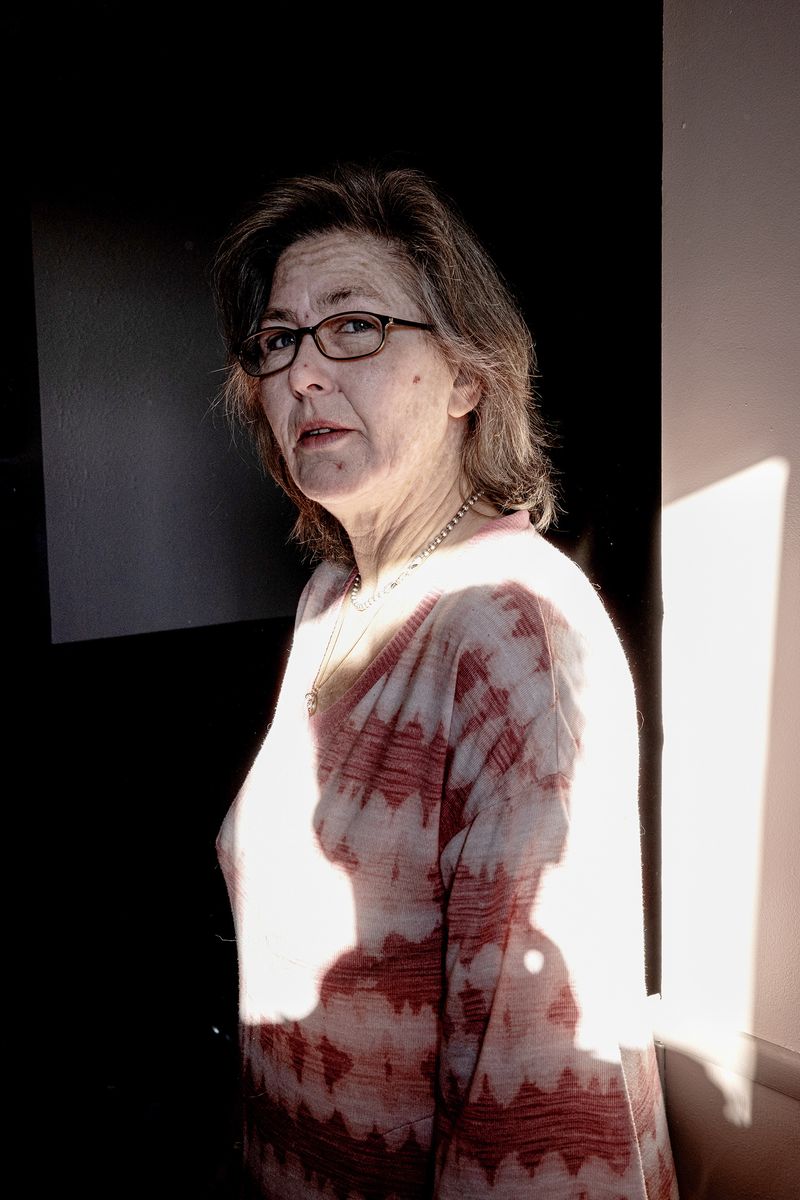 © Jordan Gale - Portrait of my mother and my shadow.