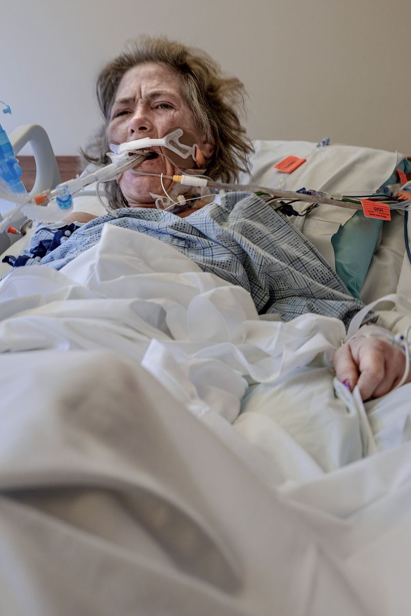 © Jordan Gale - My mother on life support.