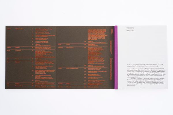 Announcing Imperfetto, The 1st Issue Of PhMuseum's New Printed Annual Magazine