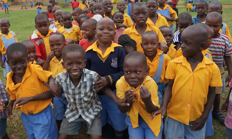 © Rhonda Welch - The joy of a good school, food everyday and caring people showing them love!