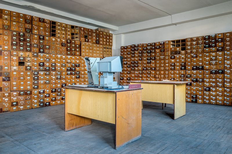 © Karol Pałka - Former Technical library in Tbilisi, Georgia