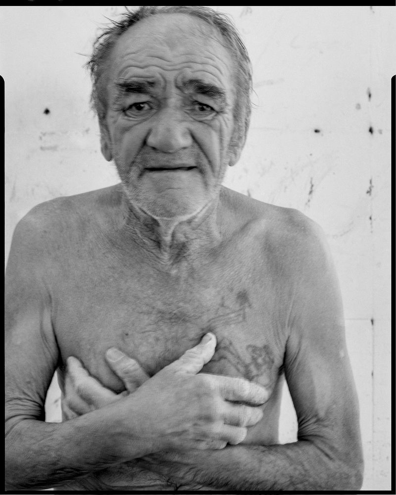 © Christo Stankulov - Ibrahim Radvan, construction workerfrom the series The Hot Waters - Varna, Bulgaria 2023